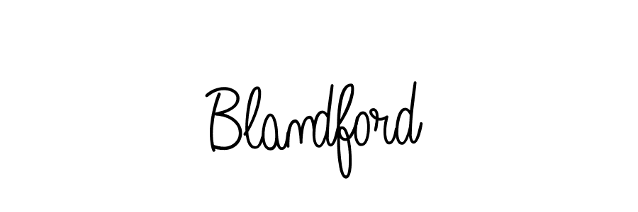 You should practise on your own different ways (Angelique-Rose-font-FFP) to write your name (Blandford) in signature. don't let someone else do it for you. Blandford signature style 5 images and pictures png