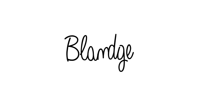 How to Draw Blandge signature style? Angelique-Rose-font-FFP is a latest design signature styles for name Blandge. Blandge signature style 5 images and pictures png