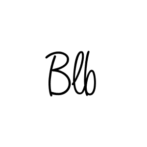 How to make Blb signature? Angelique-Rose-font-FFP is a professional autograph style. Create handwritten signature for Blb name. Blb signature style 5 images and pictures png