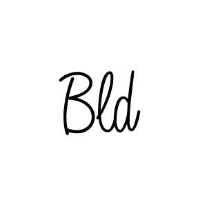 Design your own signature with our free online signature maker. With this signature software, you can create a handwritten (Angelique-Rose-font-FFP) signature for name Bld. Bld signature style 5 images and pictures png