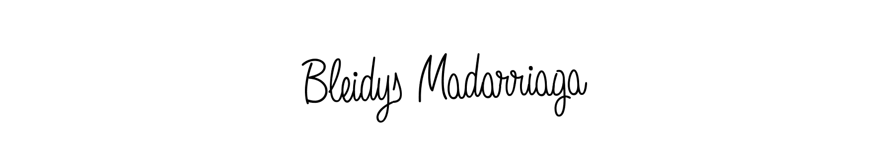 Create a beautiful signature design for name Bleidys Madarriaga. With this signature (Angelique-Rose-font-FFP) fonts, you can make a handwritten signature for free. Bleidys Madarriaga signature style 5 images and pictures png