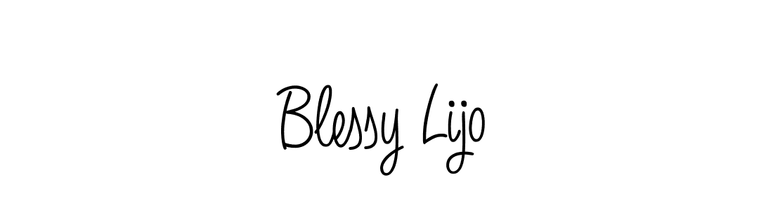 Make a short Blessy Lijo signature style. Manage your documents anywhere anytime using Angelique-Rose-font-FFP. Create and add eSignatures, submit forms, share and send files easily. Blessy Lijo signature style 5 images and pictures png