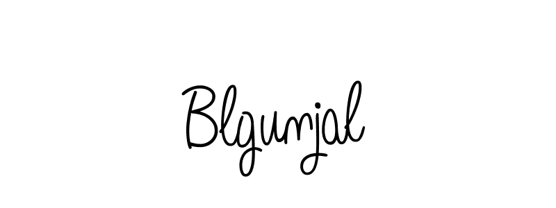 Create a beautiful signature design for name Blgunjal. With this signature (Angelique-Rose-font-FFP) fonts, you can make a handwritten signature for free. Blgunjal signature style 5 images and pictures png