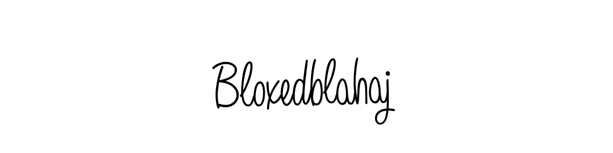 Also we have Bloxedblahaj name is the best signature style. Create professional handwritten signature collection using Angelique-Rose-font-FFP autograph style. Bloxedblahaj signature style 5 images and pictures png