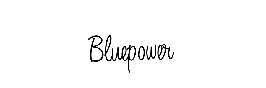 How to make Bluepower signature? Angelique-Rose-font-FFP is a professional autograph style. Create handwritten signature for Bluepower name. Bluepower signature style 5 images and pictures png