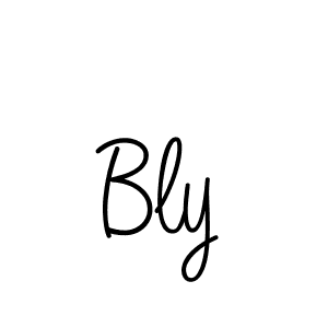 Design your own signature with our free online signature maker. With this signature software, you can create a handwritten (Angelique-Rose-font-FFP) signature for name Bly. Bly signature style 5 images and pictures png