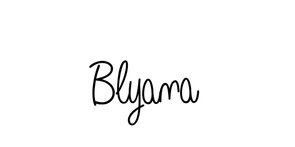 Best and Professional Signature Style for Blyana. Angelique-Rose-font-FFP Best Signature Style Collection. Blyana signature style 5 images and pictures png