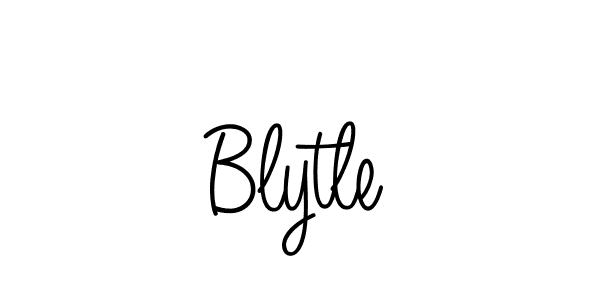 You should practise on your own different ways (Angelique-Rose-font-FFP) to write your name (Blytle) in signature. don't let someone else do it for you. Blytle signature style 5 images and pictures png