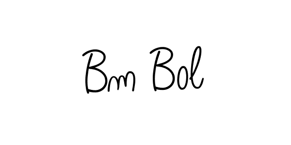 Check out images of Autograph of Bm Bol name. Actor Bm Bol Signature Style. Angelique-Rose-font-FFP is a professional sign style online. Bm Bol signature style 5 images and pictures png