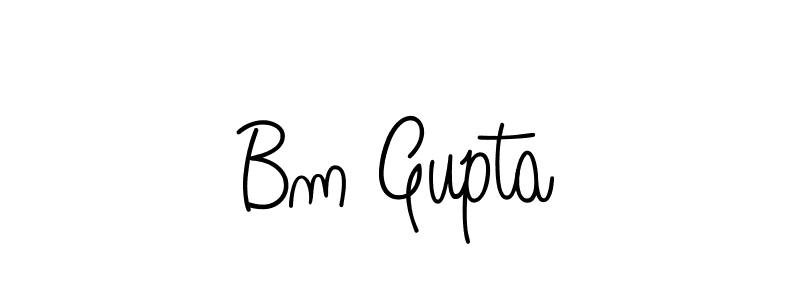 Also You can easily find your signature by using the search form. We will create Bm Gupta name handwritten signature images for you free of cost using Angelique-Rose-font-FFP sign style. Bm Gupta signature style 5 images and pictures png