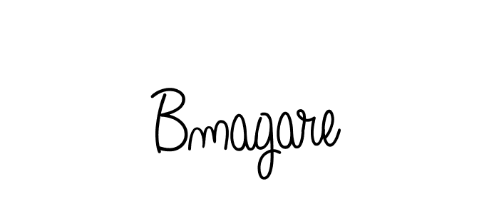 Also we have Bmagare name is the best signature style. Create professional handwritten signature collection using Angelique-Rose-font-FFP autograph style. Bmagare signature style 5 images and pictures png