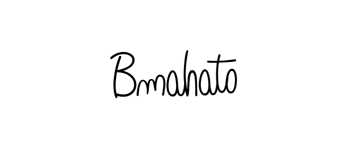 How to Draw Bmahato signature style? Angelique-Rose-font-FFP is a latest design signature styles for name Bmahato. Bmahato signature style 5 images and pictures png