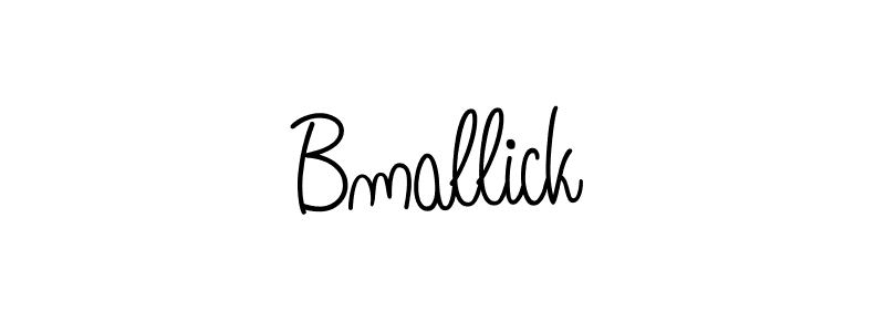 Create a beautiful signature design for name Bmallick. With this signature (Angelique-Rose-font-FFP) fonts, you can make a handwritten signature for free. Bmallick signature style 5 images and pictures png