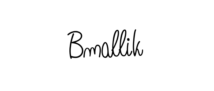 Also we have Bmallik name is the best signature style. Create professional handwritten signature collection using Angelique-Rose-font-FFP autograph style. Bmallik signature style 5 images and pictures png