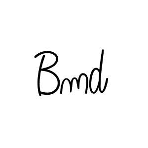 Design your own signature with our free online signature maker. With this signature software, you can create a handwritten (Angelique-Rose-font-FFP) signature for name Bmd. Bmd signature style 5 images and pictures png