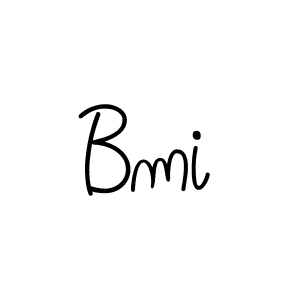 How to make Bmi signature? Angelique-Rose-font-FFP is a professional autograph style. Create handwritten signature for Bmi name. Bmi signature style 5 images and pictures png