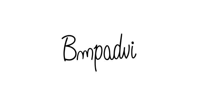 Make a beautiful signature design for name Bmpadvi. Use this online signature maker to create a handwritten signature for free. Bmpadvi signature style 5 images and pictures png