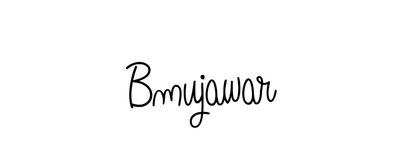 Create a beautiful signature design for name Bmujawar. With this signature (Angelique-Rose-font-FFP) fonts, you can make a handwritten signature for free. Bmujawar signature style 5 images and pictures png