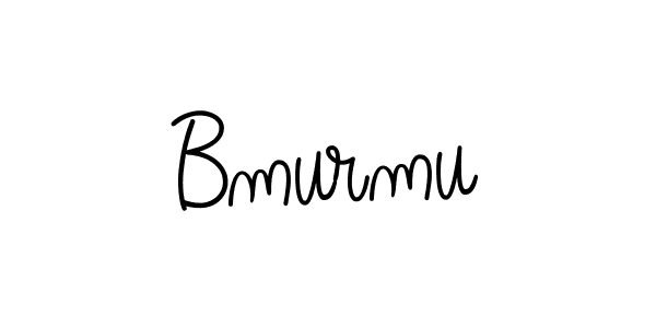 How to make Bmurmu signature? Angelique-Rose-font-FFP is a professional autograph style. Create handwritten signature for Bmurmu name. Bmurmu signature style 5 images and pictures png