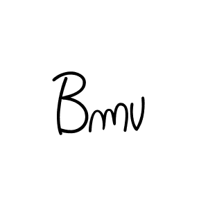 You should practise on your own different ways (Angelique-Rose-font-FFP) to write your name (Bmv) in signature. don't let someone else do it for you. Bmv signature style 5 images and pictures png