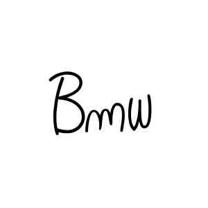 You should practise on your own different ways (Angelique-Rose-font-FFP) to write your name (Bmw) in signature. don't let someone else do it for you. Bmw signature style 5 images and pictures png