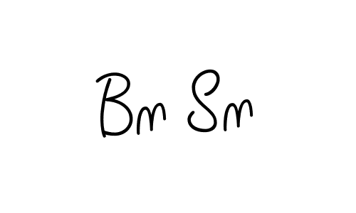 You should practise on your own different ways (Angelique-Rose-font-FFP) to write your name (Bn Sn) in signature. don't let someone else do it for you. Bn Sn signature style 5 images and pictures png