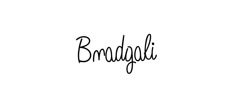Make a beautiful signature design for name Bnadgali. Use this online signature maker to create a handwritten signature for free. Bnadgali signature style 5 images and pictures png