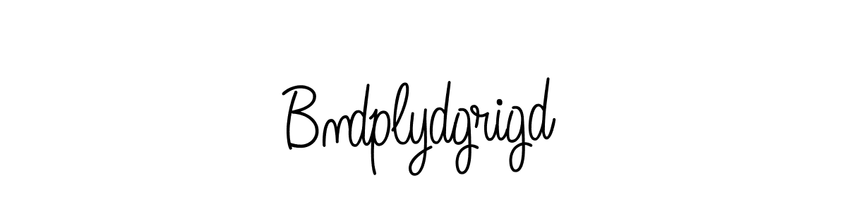 Make a short Bndplydgrigd signature style. Manage your documents anywhere anytime using Angelique-Rose-font-FFP. Create and add eSignatures, submit forms, share and send files easily. Bndplydgrigd signature style 5 images and pictures png