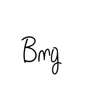 Use a signature maker to create a handwritten signature online. With this signature software, you can design (Angelique-Rose-font-FFP) your own signature for name Bng. Bng signature style 5 images and pictures png