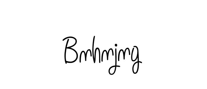 Create a beautiful signature design for name Bnhnjng. With this signature (Angelique-Rose-font-FFP) fonts, you can make a handwritten signature for free. Bnhnjng signature style 5 images and pictures png