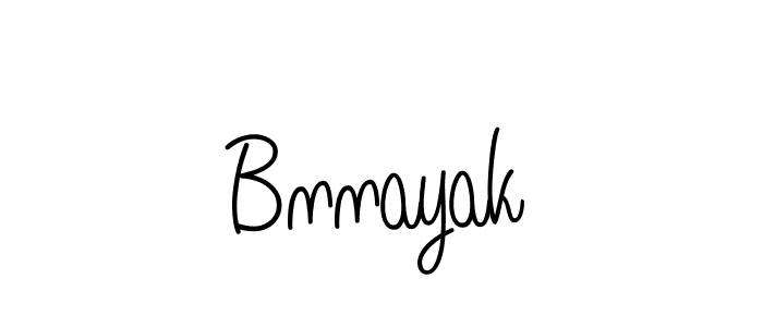 How to make Bnnayak signature? Angelique-Rose-font-FFP is a professional autograph style. Create handwritten signature for Bnnayak name. Bnnayak signature style 5 images and pictures png