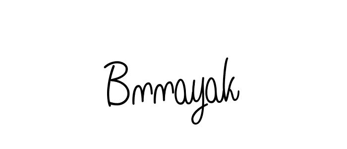 How to make Bnnayak signature? Angelique-Rose-font-FFP is a professional autograph style. Create handwritten signature for Bnnayak name. Bnnayak signature style 5 images and pictures png