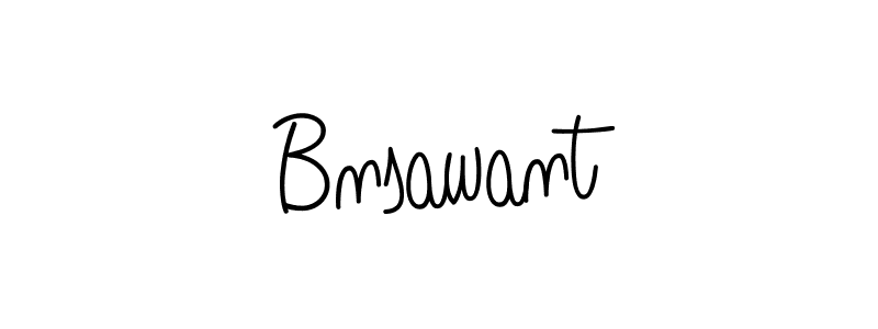Once you've used our free online signature maker to create your best signature Angelique-Rose-font-FFP style, it's time to enjoy all of the benefits that Bnsawant name signing documents. Bnsawant signature style 5 images and pictures png