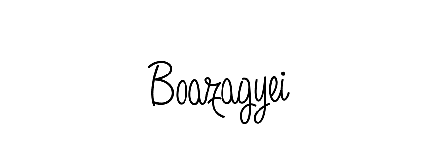 Create a beautiful signature design for name Boazagyei. With this signature (Angelique-Rose-font-FFP) fonts, you can make a handwritten signature for free. Boazagyei signature style 5 images and pictures png