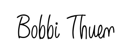 Make a beautiful signature design for name Bobbi Thuen. Use this online signature maker to create a handwritten signature for free. Bobbi Thuen signature style 5 images and pictures png