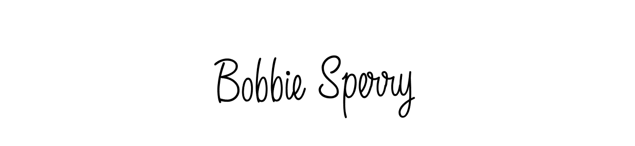 How to make Bobbie Sperry name signature. Use Angelique-Rose-font-FFP style for creating short signs online. This is the latest handwritten sign. Bobbie Sperry signature style 5 images and pictures png