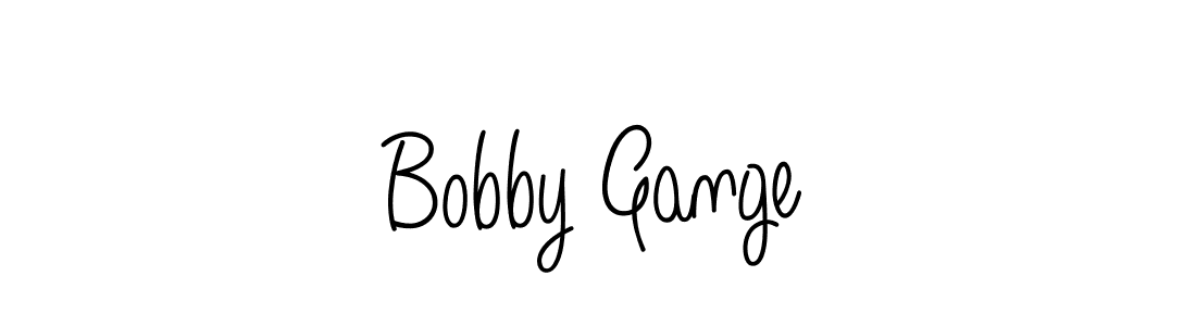 Make a beautiful signature design for name Bobby Gange. With this signature (Angelique-Rose-font-FFP) style, you can create a handwritten signature for free. Bobby Gange signature style 5 images and pictures png