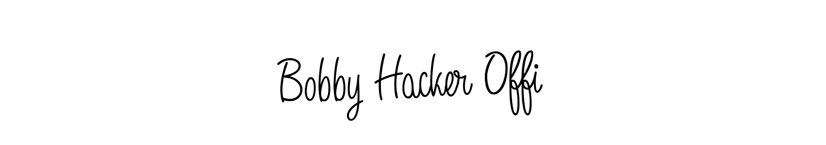 if you are searching for the best signature style for your name Bobby Hacker Offi. so please give up your signature search. here we have designed multiple signature styles  using Angelique-Rose-font-FFP. Bobby Hacker Offi signature style 5 images and pictures png