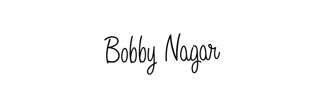 Design your own signature with our free online signature maker. With this signature software, you can create a handwritten (Angelique-Rose-font-FFP) signature for name Bobby Nagar. Bobby Nagar signature style 5 images and pictures png