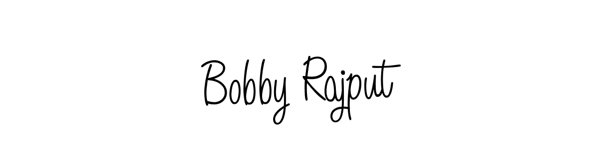 Bobby Rajput stylish signature style. Best Handwritten Sign (Angelique-Rose-font-FFP) for my name. Handwritten Signature Collection Ideas for my name Bobby Rajput. Bobby Rajput signature style 5 images and pictures png