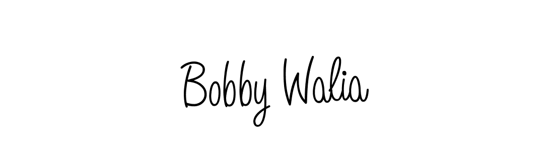 How to make Bobby Walia signature? Angelique-Rose-font-FFP is a professional autograph style. Create handwritten signature for Bobby Walia name. Bobby Walia signature style 5 images and pictures png