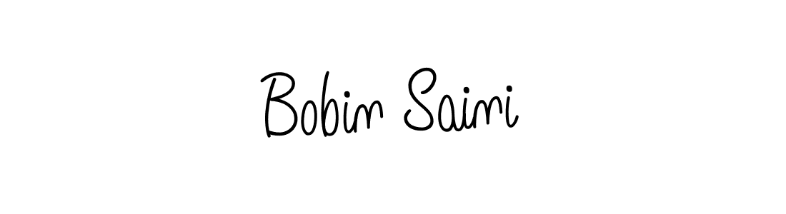 How to Draw Bobin Saini signature style? Angelique-Rose-font-FFP is a latest design signature styles for name Bobin Saini. Bobin Saini signature style 5 images and pictures png
