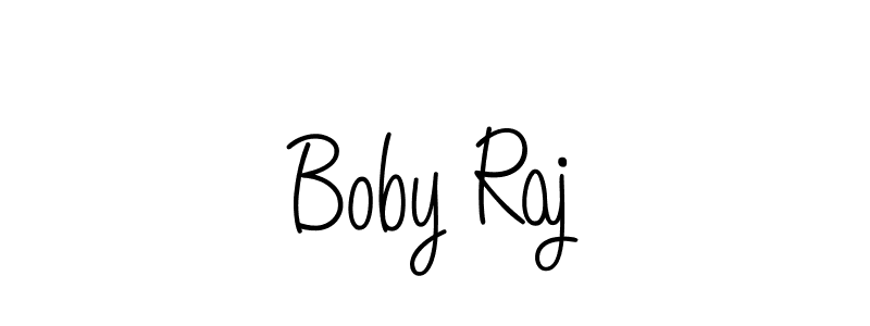 Make a beautiful signature design for name Boby Raj. With this signature (Angelique-Rose-font-FFP) style, you can create a handwritten signature for free. Boby Raj signature style 5 images and pictures png