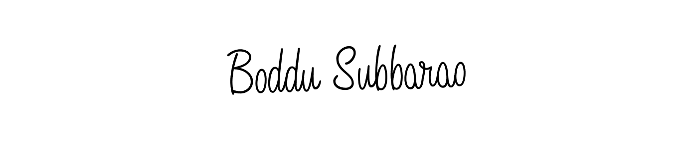 Make a beautiful signature design for name Boddu Subbarao. Use this online signature maker to create a handwritten signature for free. Boddu Subbarao signature style 5 images and pictures png