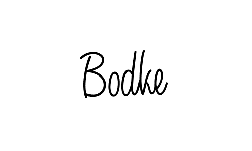 You should practise on your own different ways (Angelique-Rose-font-FFP) to write your name (Bodke) in signature. don't let someone else do it for you. Bodke signature style 5 images and pictures png