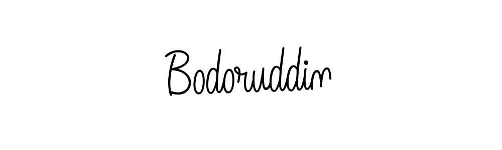 Make a beautiful signature design for name Bodoruddin. Use this online signature maker to create a handwritten signature for free. Bodoruddin signature style 5 images and pictures png