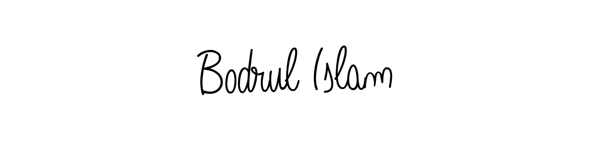 How to make Bodrul Islam signature? Angelique-Rose-font-FFP is a professional autograph style. Create handwritten signature for Bodrul Islam name. Bodrul Islam signature style 5 images and pictures png