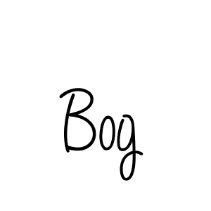 Design your own signature with our free online signature maker. With this signature software, you can create a handwritten (Angelique-Rose-font-FFP) signature for name Bog. Bog signature style 5 images and pictures png