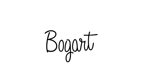 Make a beautiful signature design for name Bogart. With this signature (Angelique-Rose-font-FFP) style, you can create a handwritten signature for free. Bogart signature style 5 images and pictures png