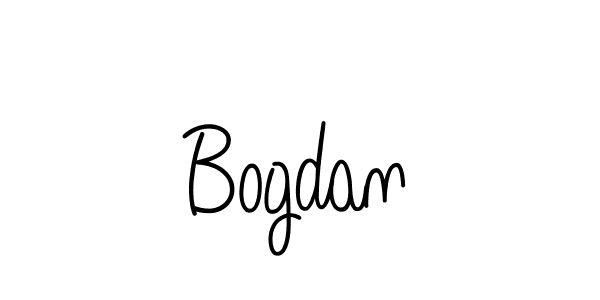 Create a beautiful signature design for name Bogdan. With this signature (Angelique-Rose-font-FFP) fonts, you can make a handwritten signature for free. Bogdan signature style 5 images and pictures png